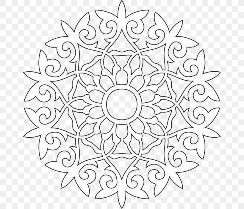 Ornament Drawing Clip Art, PNG, 665x700px, Ornament, Area, Black And White, Coloring Book, Doodle Download Free
