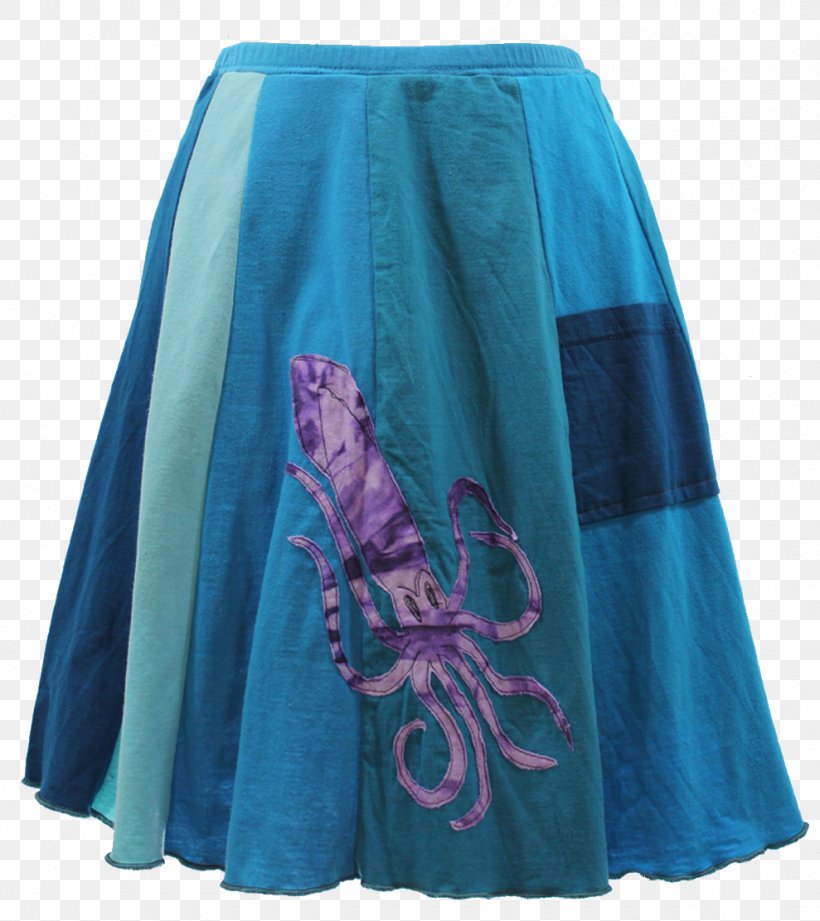 Skirt Clothing Squid Octopus Color, PNG, 989x1112px, Skirt, Active Shorts, Applique, Aqua, Clothing Download Free