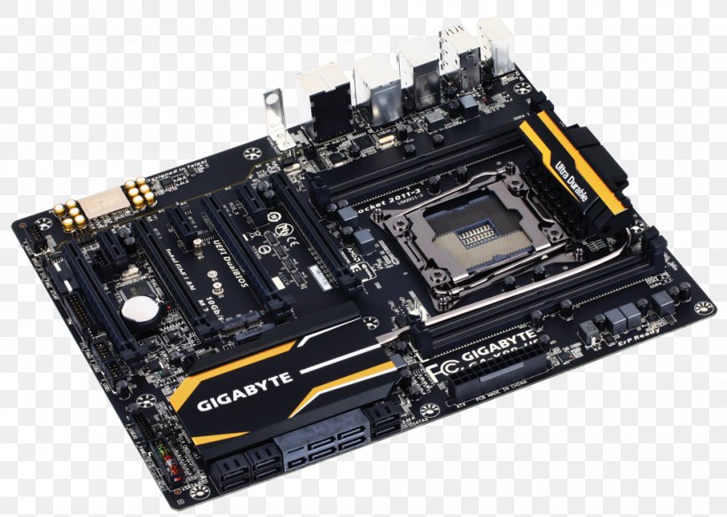 Motherboard Gigabyte Technology LGA 1150 Gigabyte GA-X99-UD4 ATX, PNG, 1000x712px, Motherboard, Atx, Computer Component, Computer Hardware, Cpu Socket Download Free