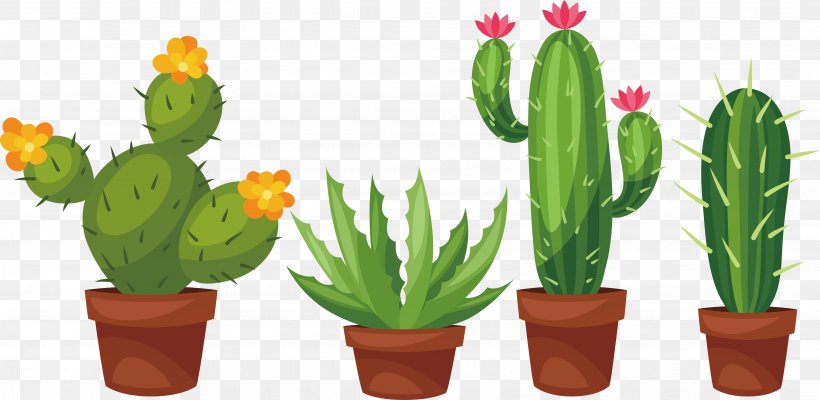 Succulent Plant Cactaceae Prickly Pear Clip Art, PNG, 4691x2292px, Succulent Plant, Cactaceae, Cactus, Caryophyllales, Crossstitch Download Free