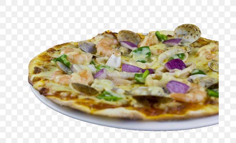 California-style Pizza Sicilian Pizza Seafood Pizza, PNG, 700x497px, Californiastyle Pizza, California Style Pizza, Cheese, Cuisine, Dessert Download Free