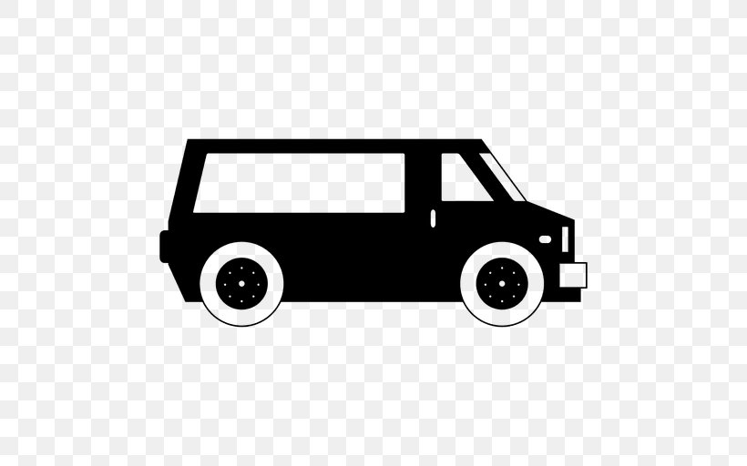Car Van Pickup Truck Vehicle, PNG, 512x512px, Car, Automotive Design, Automotive Exterior, Black, Black And White Download Free