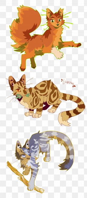 Feather Style - Cat Warriors Jayfeather Squirrelflight Leafpool PNG