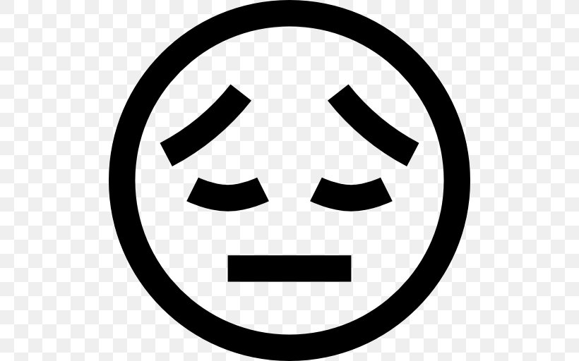 Symbol Smiley Emoticon, PNG, 512x512px, Symbol, Area, Black And White, Button, Emoticon Download Free