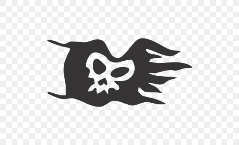 Jolly Roger Captain Flint Piracy Stencil Art, PNG, 500x500px, Jolly Roger, Art, Black, Black And White, Bone Download Free