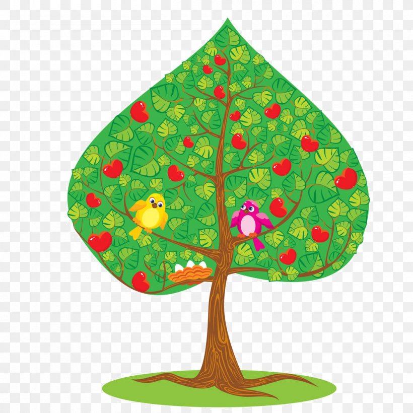 Tree Summer Clip Art, PNG, 1000x1000px, Tree, Autumn, Cartoon, Christmas Ornament, Drawing Download Free
