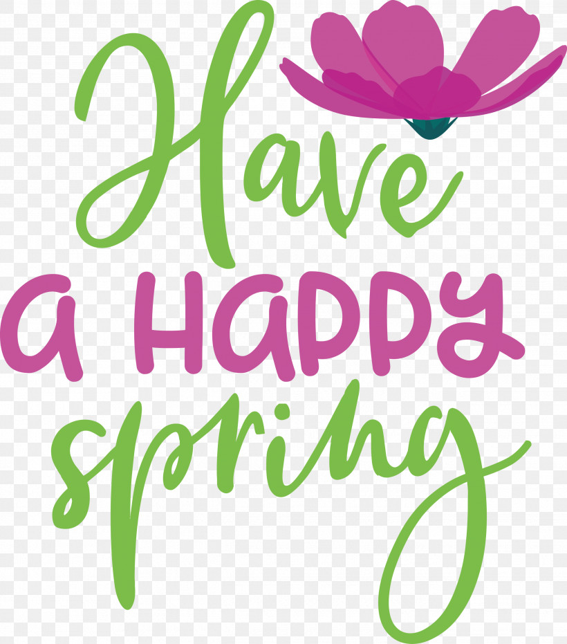 Spring Have A Happy Spring, PNG, 2642x3000px, Spring, Biology, Floral Design, Green, Happiness Download Free