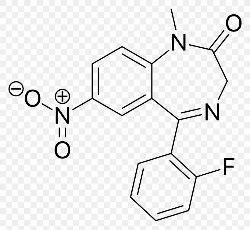 Benzodiazepine Temazepam Flunitrazepam Diazepam Lorazepam, PNG, 1920x1763px, Benzodiazepine, Alprazolam, Area, Black And White, Clonazepam Download Free