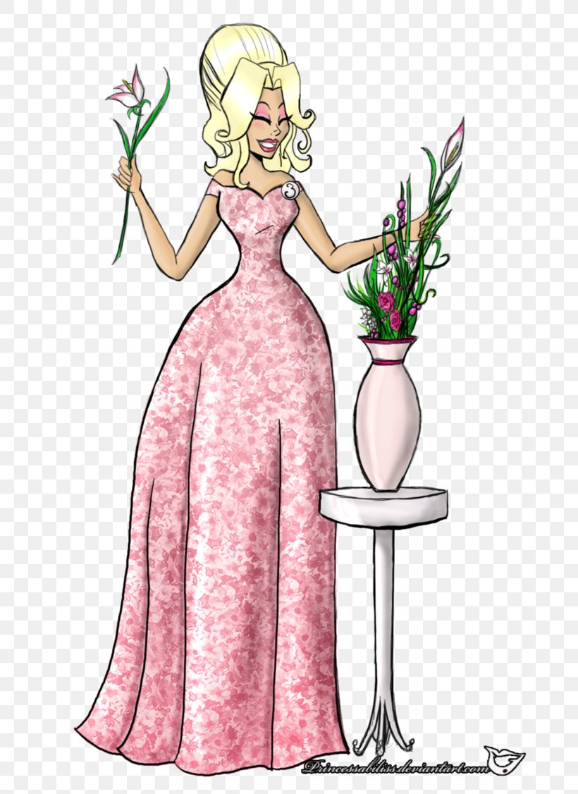 Costume Design Gown Cartoon, PNG, 710x1126px, Watercolor, Cartoon, Flower, Frame, Heart Download Free