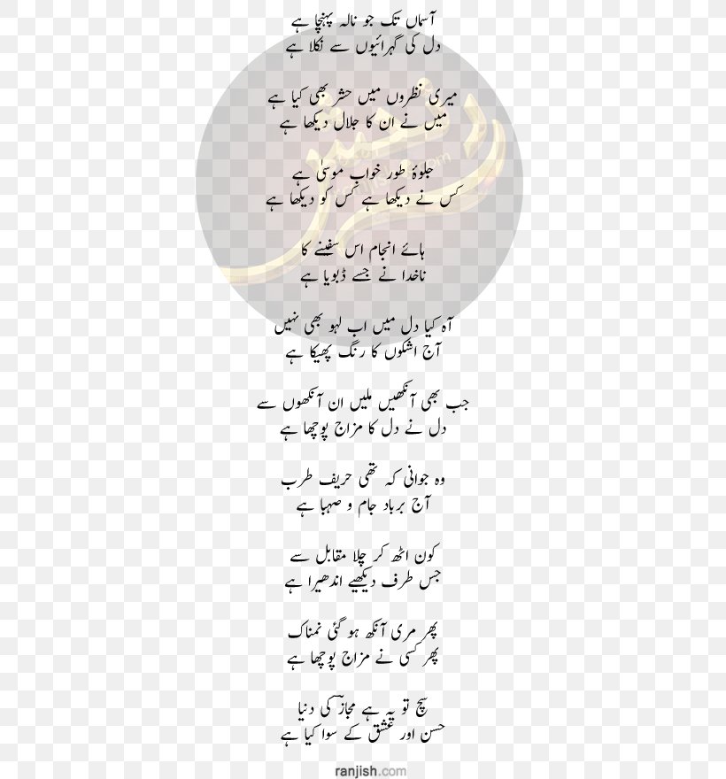 Ghazal Urdu Poetry Faizabad, PNG, 440x880px, Ghazal, Area, Book, Calligraphy, Com Download Free