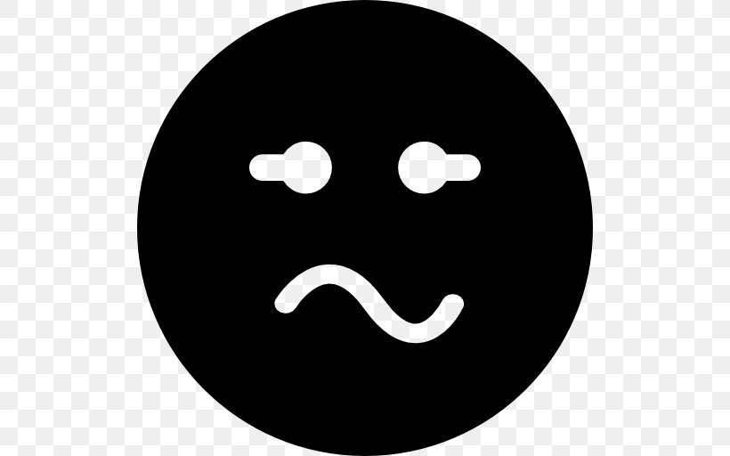 Smiley Emoticon, PNG, 512x512px, Smiley, Black And White, Emoticon, Face, Facial Download Free