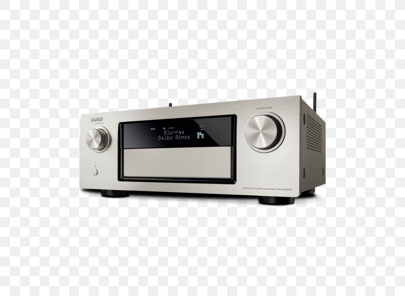 AV Receiver Denon AVR X4400H DTS Dolby Atmos, PNG, 600x600px, Av Receiver, Amplifier, Audio, Audio Equipment, Audio Power Amplifier Download Free