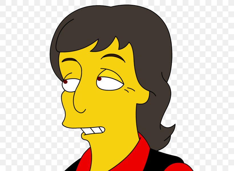 Paul McCartney The Simpsons Musician Homer Simpson Lisa Simpson, PNG, 600x600px, Watercolor, Cartoon, Flower, Frame, Heart Download Free