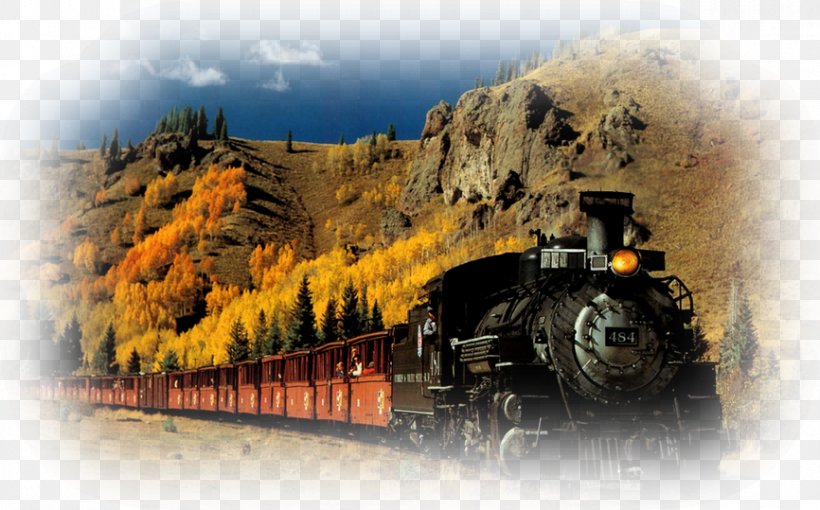 Train Rail Transport Steam Locomotive, PNG, 866x539px, Train, Computer, Desktop Metaphor, Landscape, Locomotive Download Free