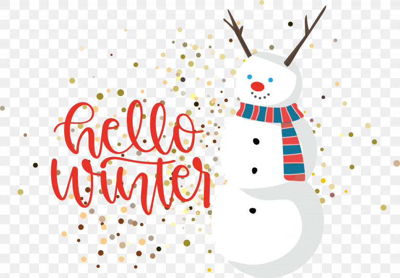 Hello Winter Welcome Winter Winter, PNG, 3000x2089px, Hello Winter, Cartoon, Christmas Day, Christmas Ornament, Christmas Ornament M Download Free