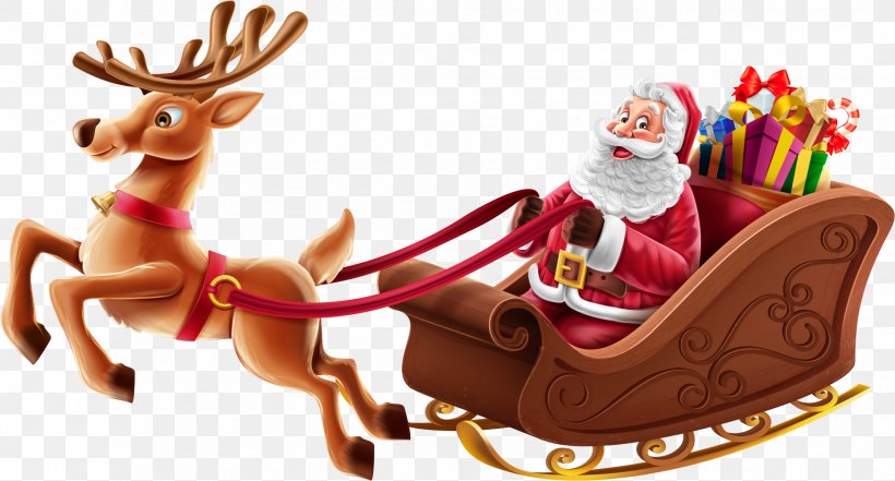 Santa Claus Christmas Reindeer Gift, PNG, 1858x1001px, Rudolph, Christmas, Christmas Ornament, Christmas Tree, Deer Download Free