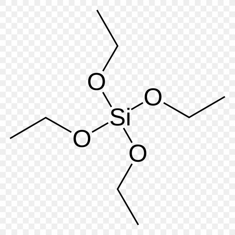 Tetraethyl Orthosilicate Silicic Acid Ethyl Group, PNG, 948x948px, Tetraethyl Orthosilicate, Acetic Acid, Acid, Area, Black Download Free