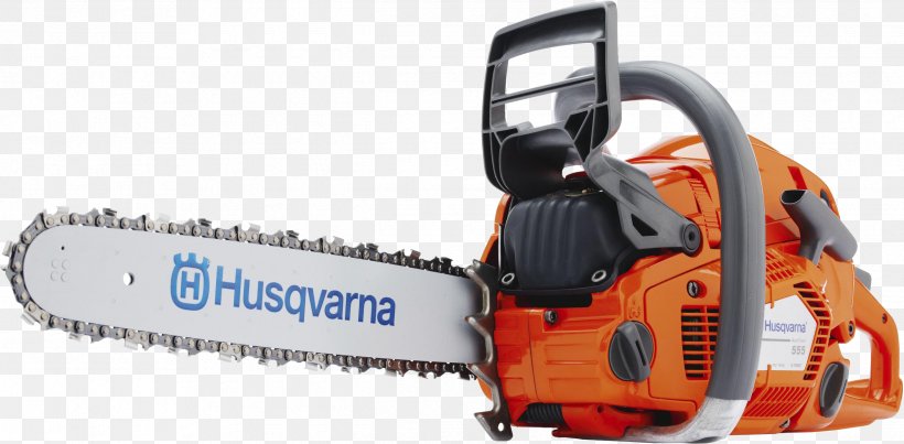 Chainsaw Husqvarna Group Saw Chain, PNG, 2490x1226px, Husqvarna Group, Brand, Chainsaw, Felling, Garden Download Free