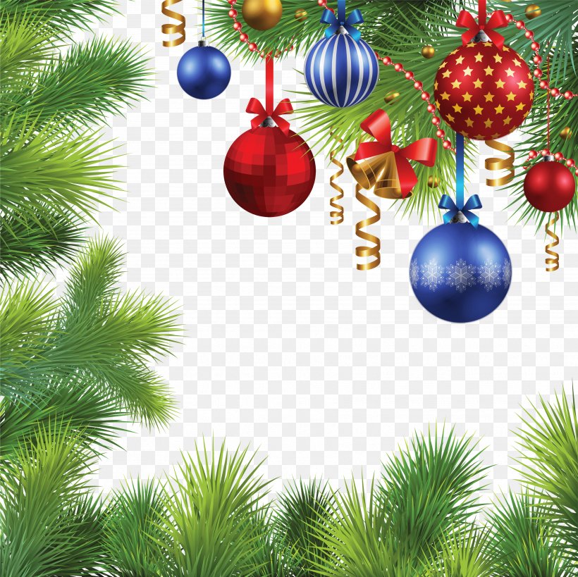 Christmas Decoration Clip Art, PNG, 3541x3540px, Christmas, Branch, Christmas And Holiday Season, Christmas Decoration, Christmas Ornament Download Free
