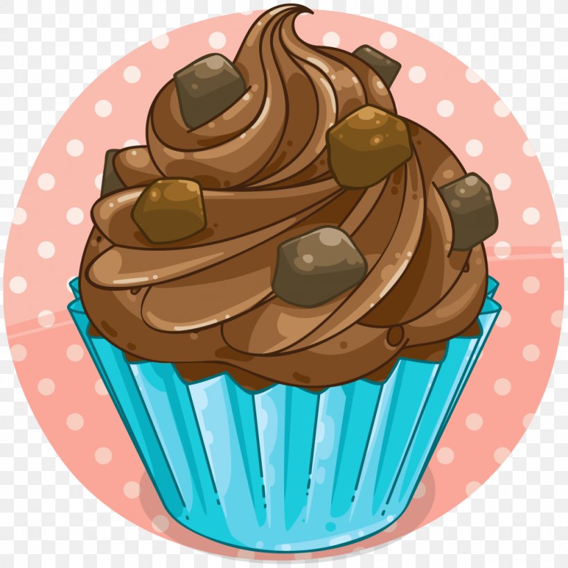Cupcake Muffin Buttercream Frozen Dessert Flavor, PNG, 1024x1024px, Cupcake, Buttercream, Cake, Chocolate, Cream Download Free