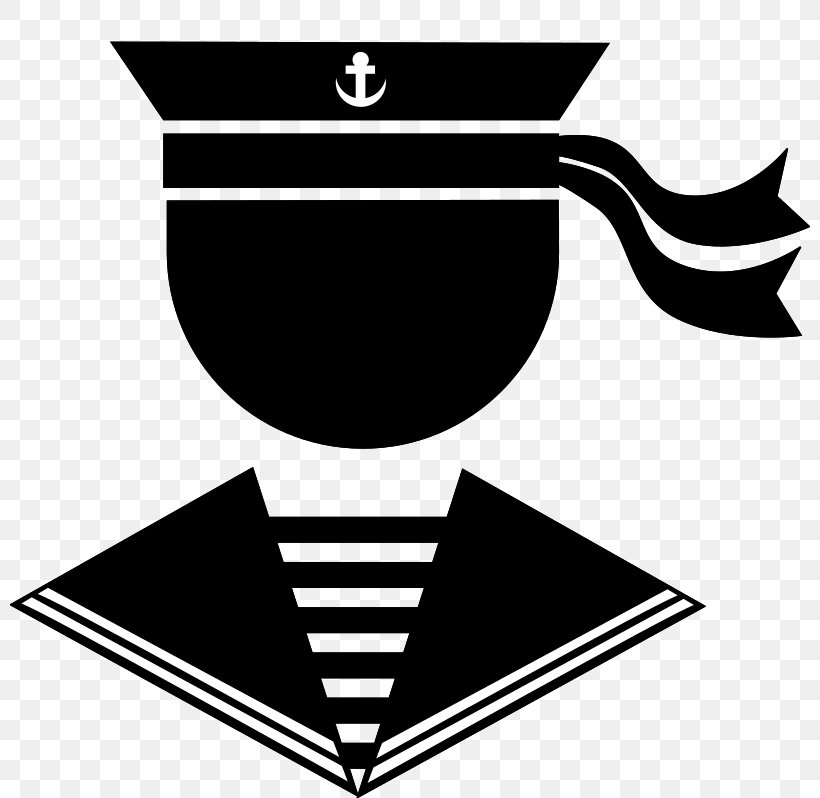 Seaman Sailor Clip Art, PNG, 800x798px, Seaman, Artwork, Black, Black And White, Brand Download Free