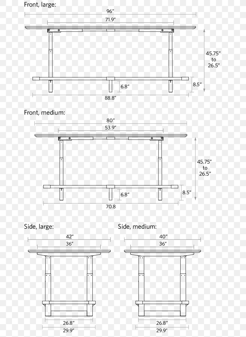 Technical Drawing Furniture Diagram, PNG, 667x1123px, Technical Drawing, Area, Black And White, Diagram, Drawing Download Free