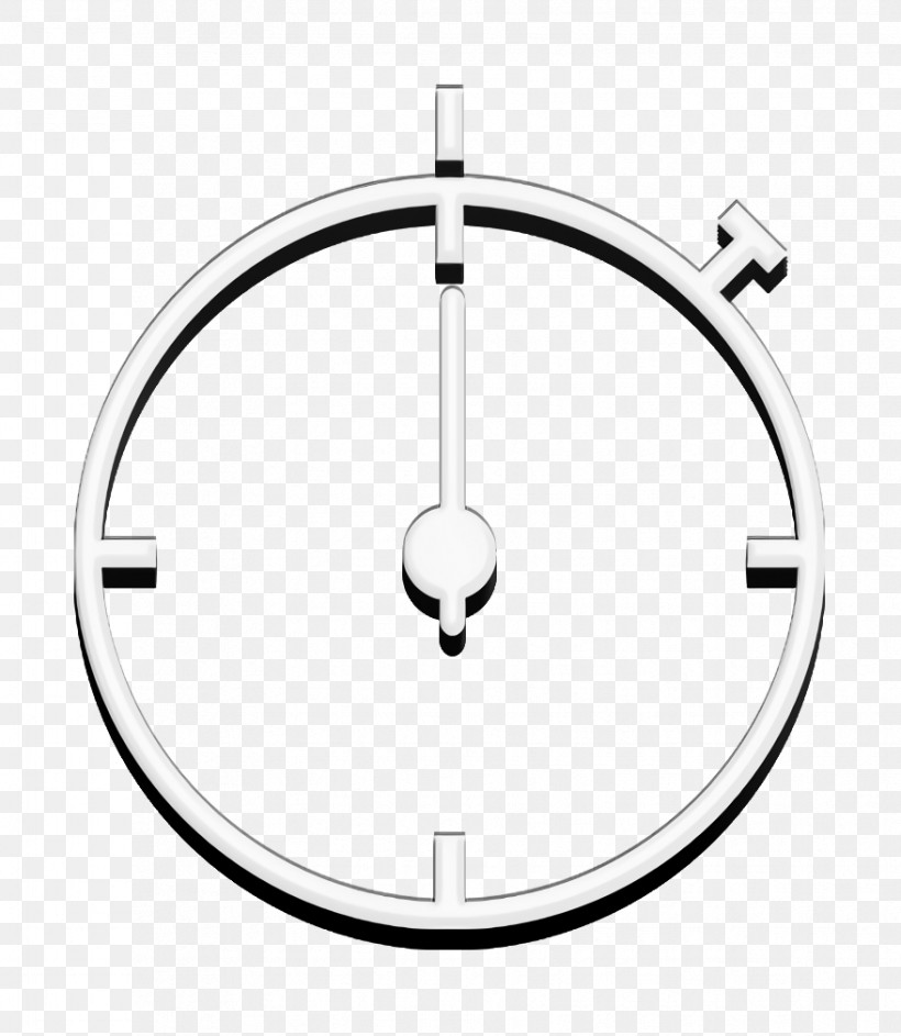 Timer Icon Chronometer Icon IOS7 Set Lined 1 Icon, PNG, 878x1010px, Timer Icon, Black, Black And White, Chemical Symbol, Chemistry Download Free