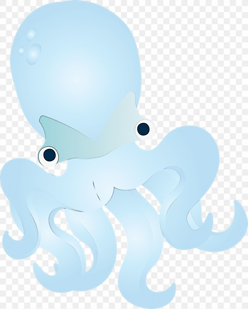 Octopus Blue Aqua Turquoise Giant Pacific Octopus, PNG, 2409x3000px, Octopus, Aqua, Blue, Cloud, Giant Pacific Octopus Download Free