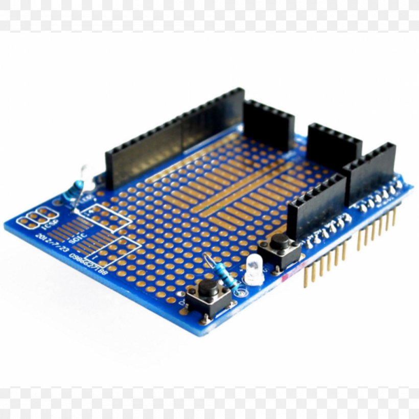 Arduino Uno Prototype Arduino Mega 2560 Electronics, PNG, 1000x1000px, Arduino, Arduino Uno, Breadboard, Circuit Component, Circuit Prototyping Download Free