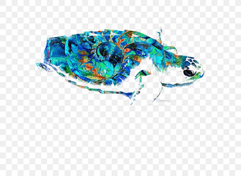 Sea Turtle Painting Painted Turtle Canvas Print, PNG, 600x600px, Turtle, Aqua, Art, Artist, Canvas Download Free