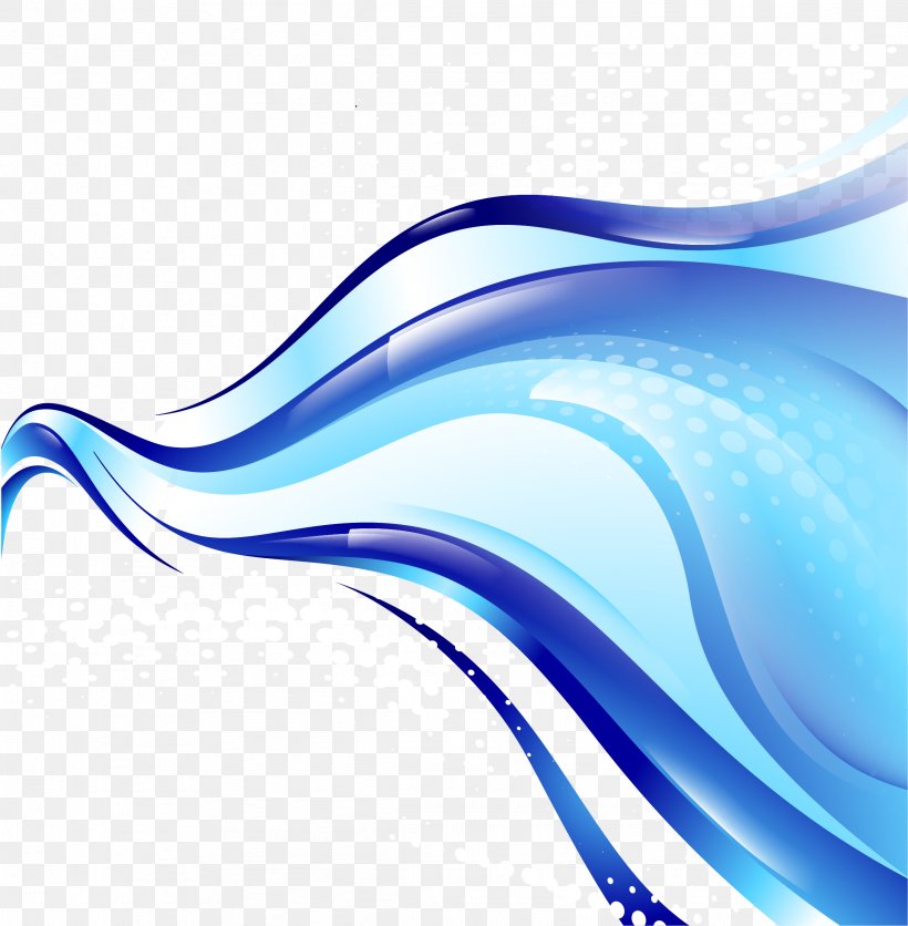Wind Wave Euclidean Vector, PNG, 2326x2372px, Wave, Aqua, Azure, Blue, Dolphin Download Free