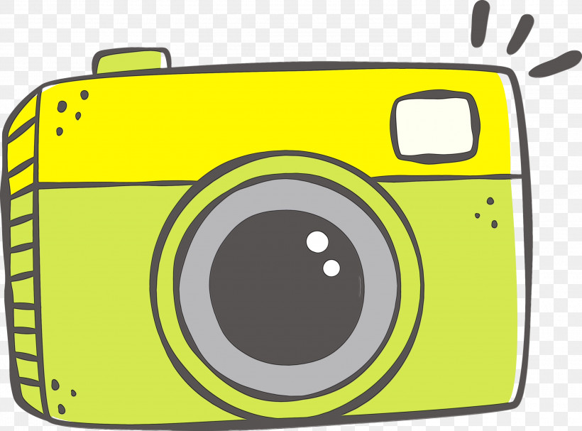 Charitable Organization Yellow Camera Optics Snail, PNG, 3000x2224px, Camera Cartoon, Camera, Charitable Organization, Line, Optics Download Free