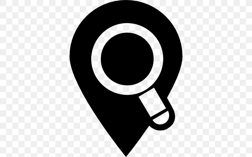 Location Logo, PNG, 512x512px, Symbol, Android, Black And White, Brand, Dell Download Free