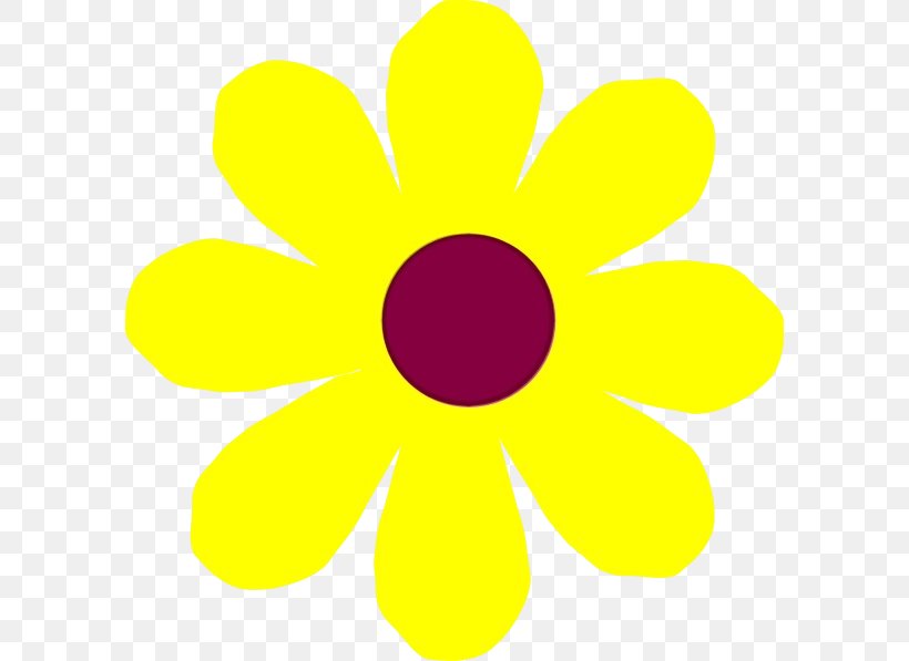 Sunflower, PNG, 594x597px, Watercolor, Flower, Paint, Petal, Plant Download Free