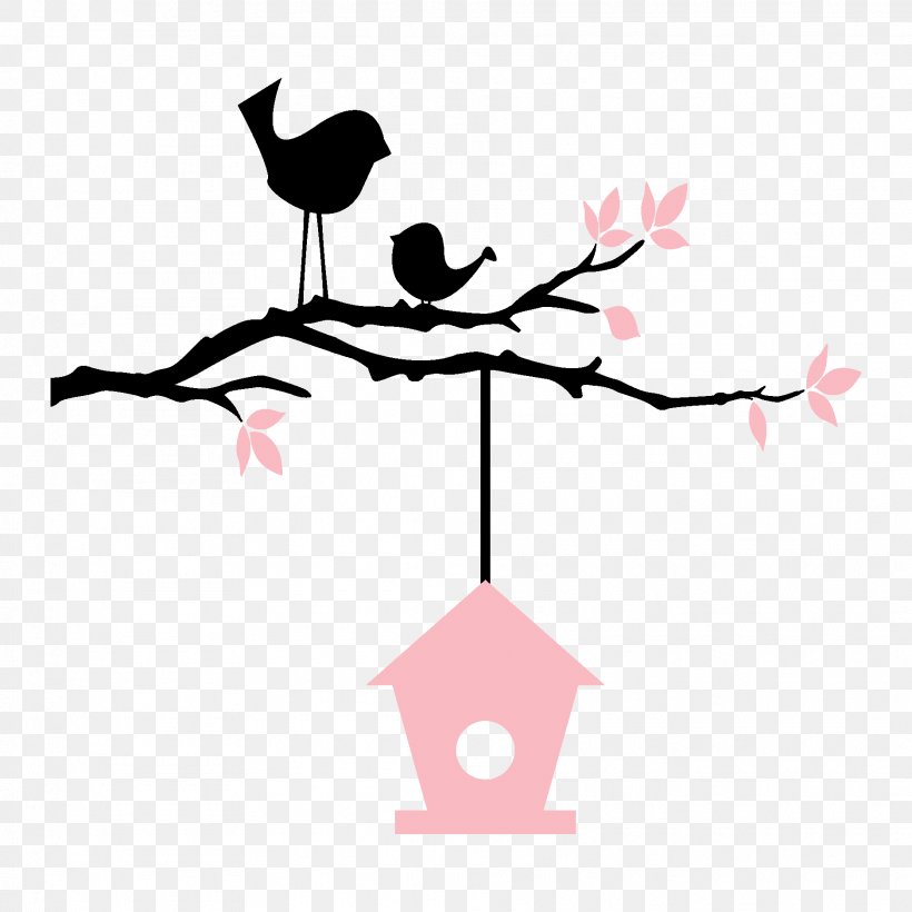 Bird Wall Decal Sticker, PNG, 1875x1875px, Bird, Beak, Branch, Decal, Flower Download Free