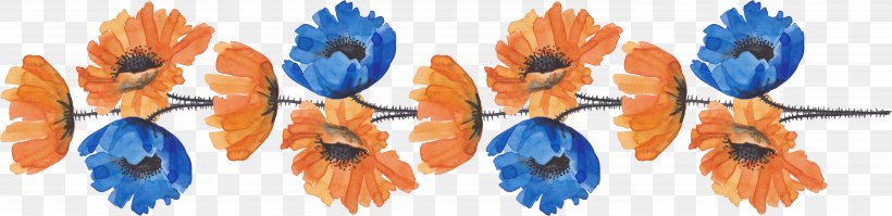 Border Flowers Cut Flowers, PNG, 5727x1396px, Border Flowers, Blue, Cut Flowers, Designer, Feather Download Free
