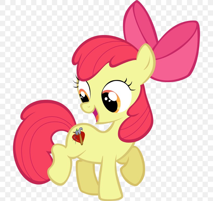Apple Bloom Applejack Scootaloo The Cutie Mark Crusaders Pony, PNG, 720x774px, Watercolor, Cartoon, Flower, Frame, Heart Download Free