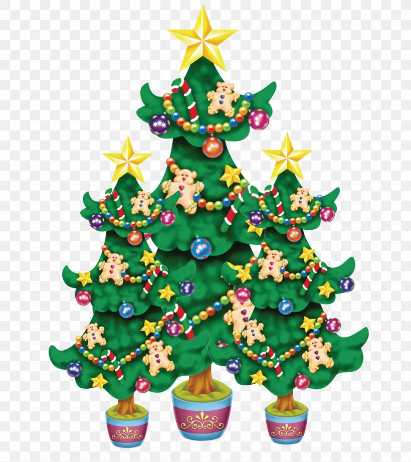 Christmas Tree Santa Claus Illustration, PNG, 970x1090px, Christmas Tree, Animation, Cartoon, Christmas, Christmas Decoration Download Free