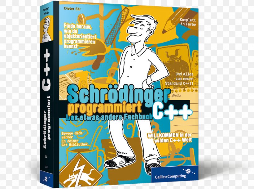Schrödinger Programmiert C++: Jetzt Mit C++14 Und Syntaxhighlighting Schrödinger Programmiert C+: Das Etwas Andere Fachbuch Schrödinger Programmiert ABAP: Das Etwas Andere Fachbuch, PNG, 1076x800px, Computer Programming, Abap, Book, Ebook, Java Download Free