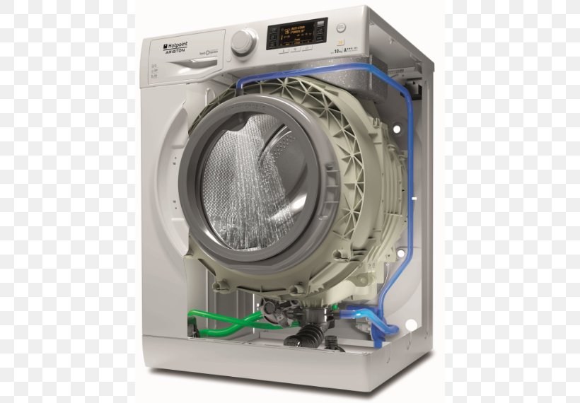 Washing Machines Hotpoint Whirlpool Corporation Laundry, PNG, 570x570px, Washing Machines, Ariston Thermo Group, Bauknecht, Beko, Cleaning Download Free