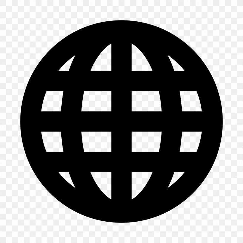 Globe Icon Design Internet, PNG, 1600x1600px, Globe, Black And White, Brand, Icon Design, Information Download Free