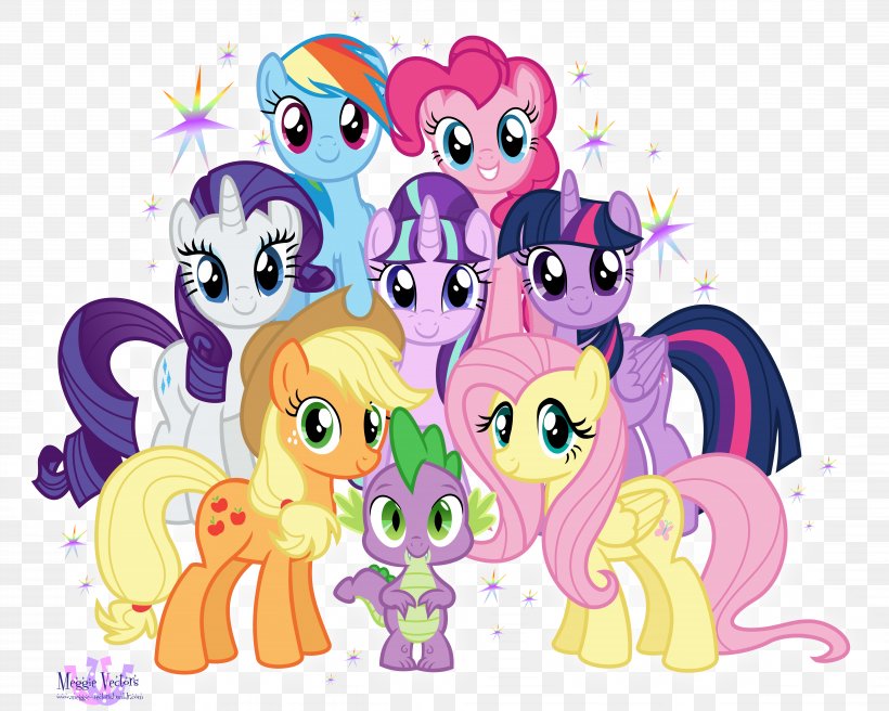 Twilight Sparkle Pony Spike Pinkie Pie Rainbow Dash, PNG, 8652x6925px, Watercolor, Cartoon, Flower, Frame, Heart Download Free