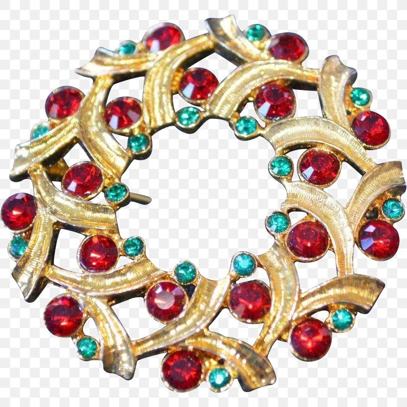 Brooch Christmas Ornament Gemstone Body Jewellery, PNG, 819x819px, Brooch, Body Jewellery, Body Jewelry, Christmas, Christmas Decoration Download Free
