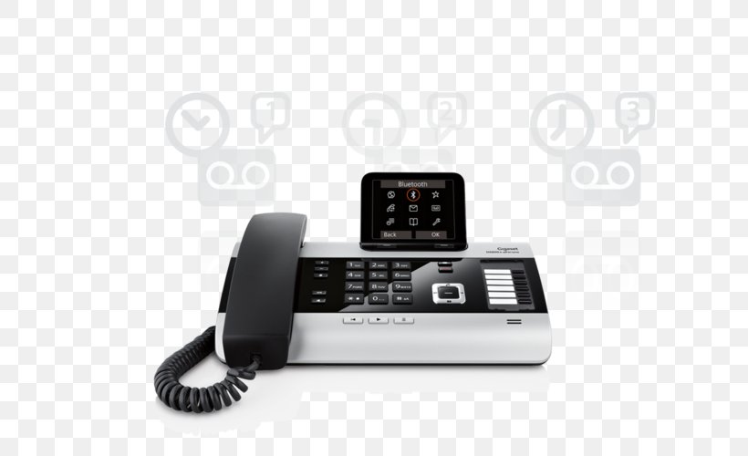 Gigaset DX800A All In One Telephone Home & Business Phones Digital Enhanced Cordless Telecommunications Gigaset DX600A ISDN, PNG, 700x500px, Gigaset Dx800a All In One, Answering Machine, Communication, Corded Phone, Electronics Download Free