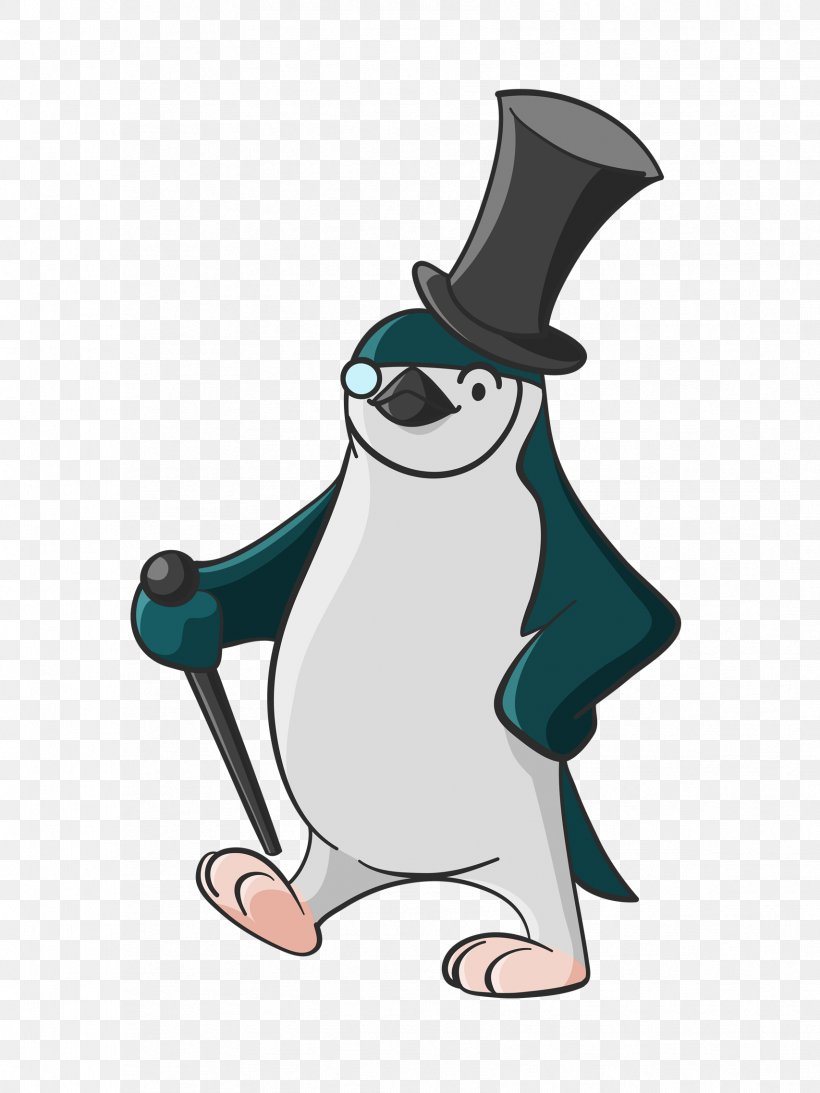 Penguin Clip Art Mammal Illustration Headgear, PNG, 1707x2277px, Penguin, Beak, Bird, Character, Fiction Download Free