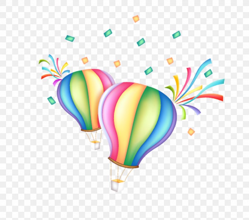 Cartoon Balloon Parachute, PNG, 1911x1696px, Cartoon, Balloon, Creative Work, Designer, Heart Download Free