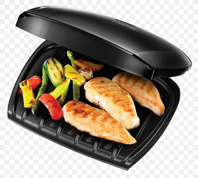 George Foreman Grill Grilling Home Appliance Non-stick Surface Russell Hobbs Inc., PNG, 1000x898px, George Foreman Grill, Animal Source Foods, Blender, Contact Grill, Cooking Download Free