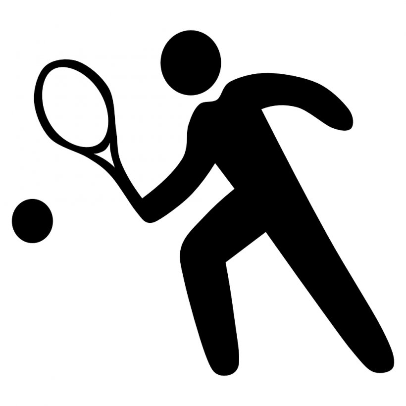 Tennis Sport Ball Clip Art, PNG, 1000x1000px, Tennis, Area, Ball, Black And White, Finger Download Free