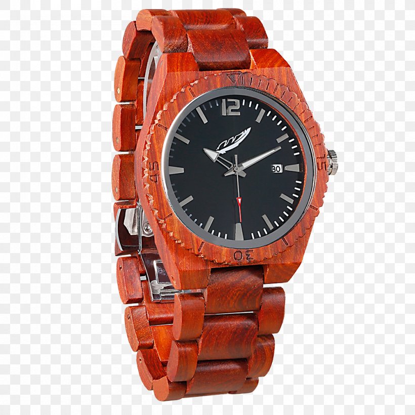 Watch Strap Wood, PNG, 1000x1000px, Watch, Brand, Clothing Accessories, Freight Transport, Orange Download Free