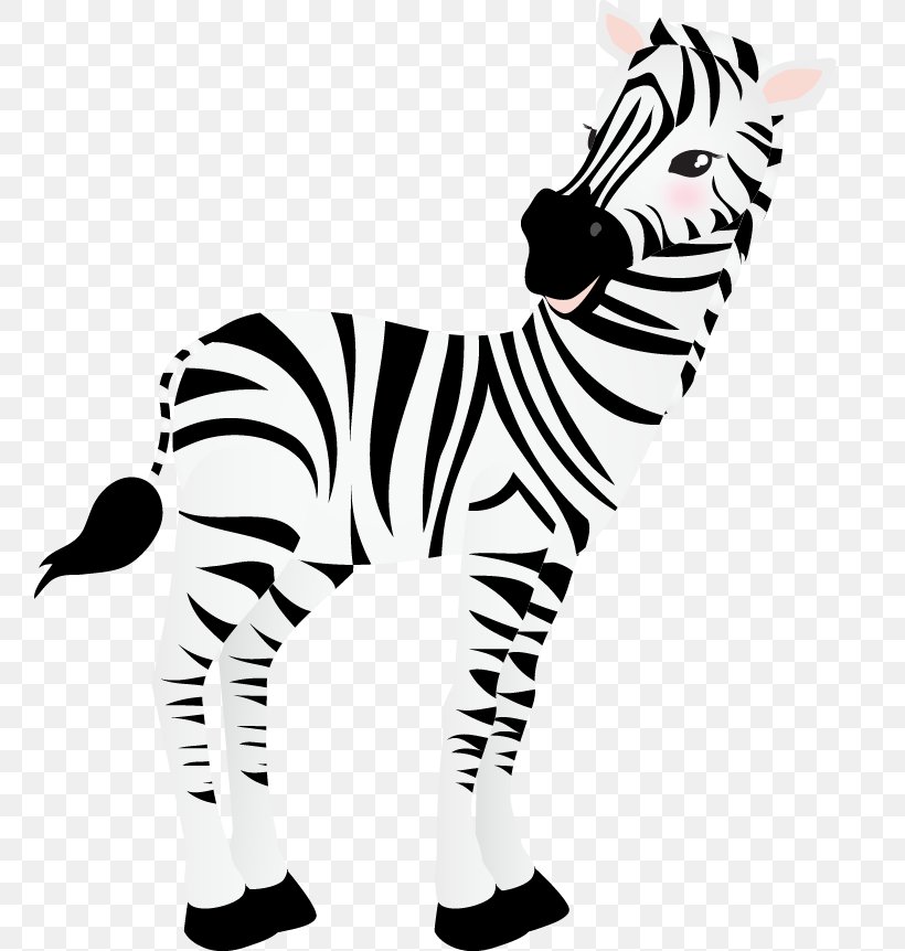 Tiger Cartoon Zebra, PNG, 757x862px, Tiger, Art, Big Cats, Black, Black And White Download Free